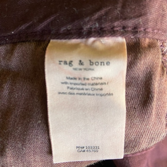 rag & bone Maya High rise Ankle Slim Straight Leg Jeans sz 27 - Picture 12 of 13